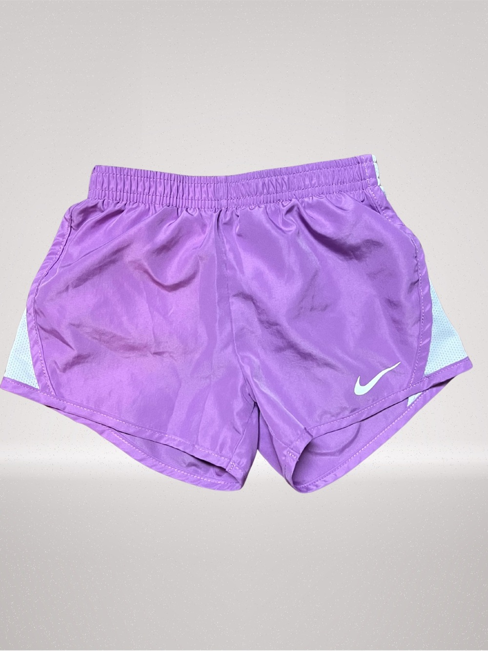 Nike Dri-FIT Girls Purple Running Shorts Size Small 4-5 Years